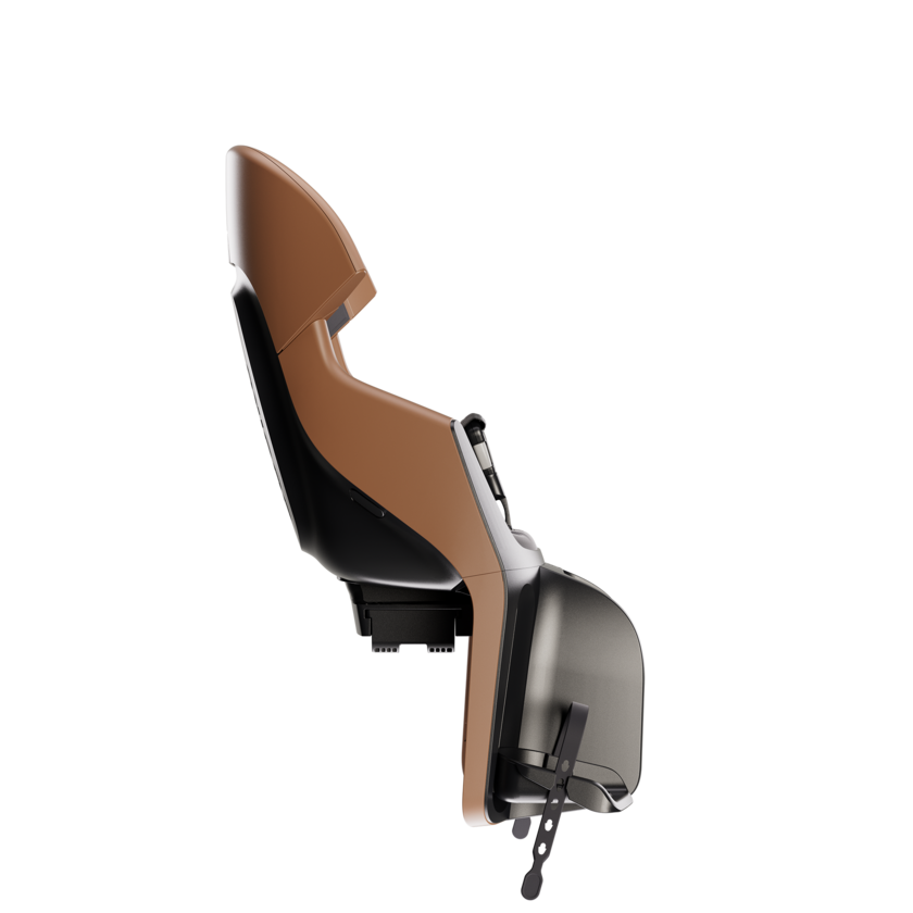 Tylny fotelik rowerowy odchylany Bobike Evolve Maxi Reclinable Cinnamon Brown