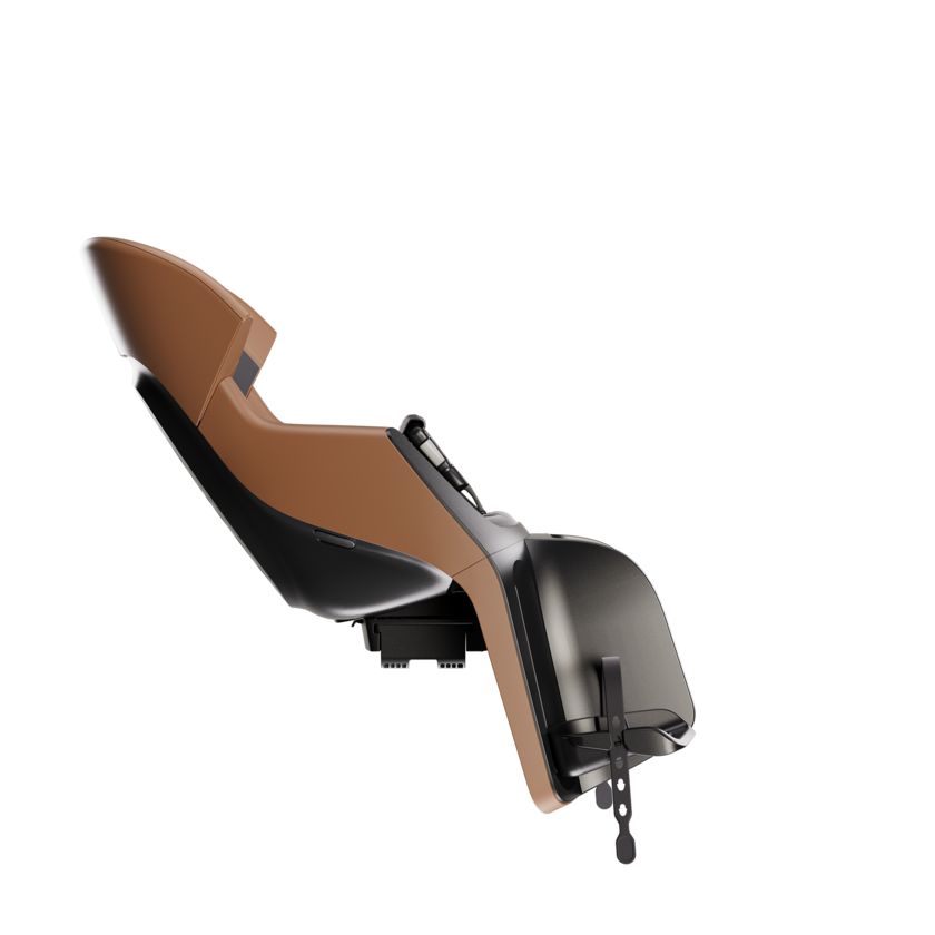 Tylny fotelik rowerowy odchylany Bobike Evolve Maxi Reclinable Cinnamon Brown