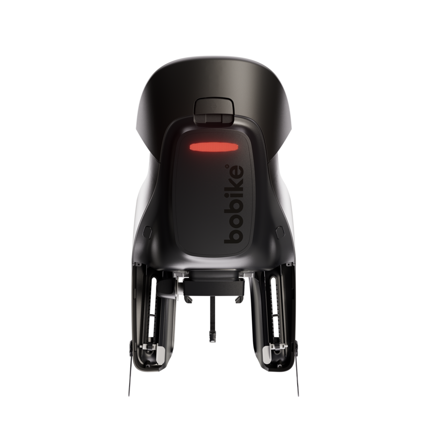 Tylny fotelik rowerowy odchylany Bobike Evolve Maxi Reclinable Urban Black