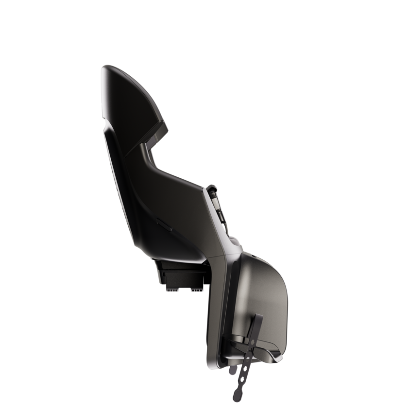 Tylny fotelik rowerowy odchylany Bobike Evolve Maxi Reclinable Urban Black
