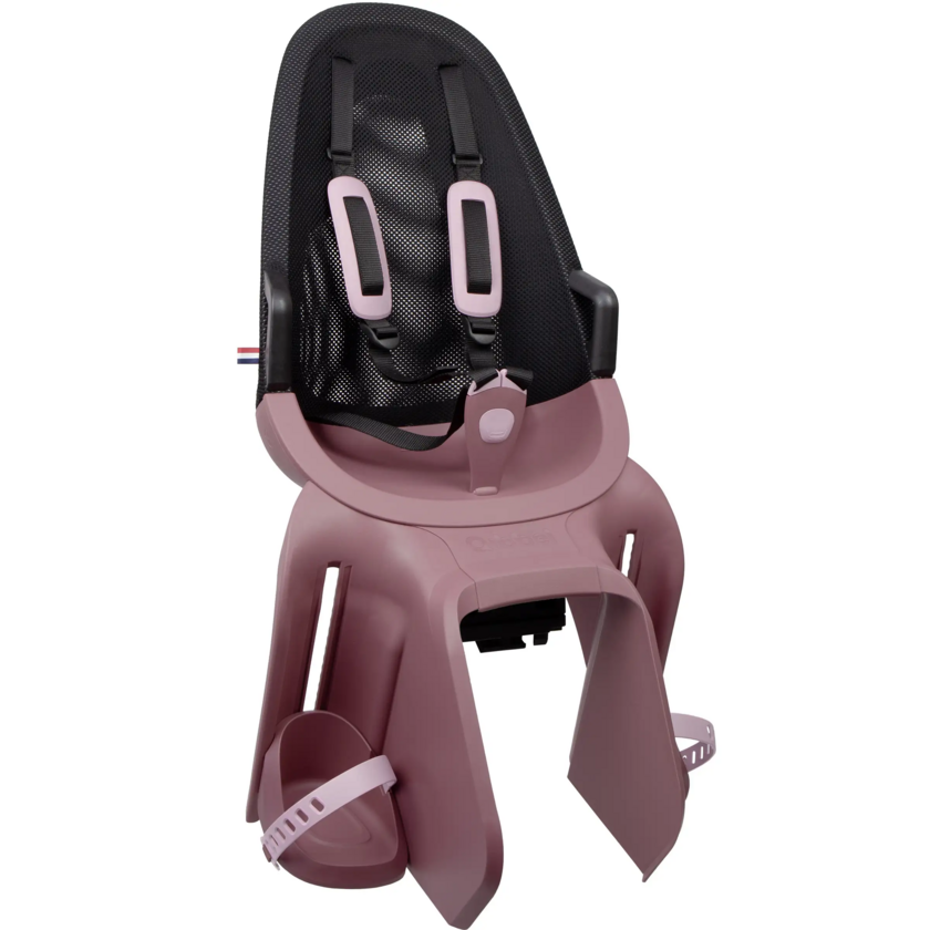 Tylny fotelik rowerowy Qibbel Air MIK HD Plum Rose