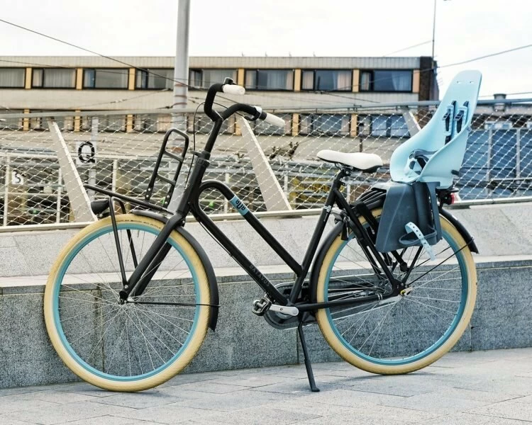 Tylny fotelik rowerowy Urban Iki Miętowy