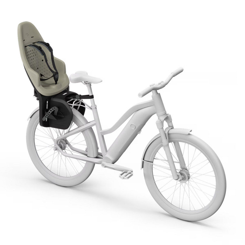 Tylny fotelik rowerowy Yepp 2 na bagażnik Sand