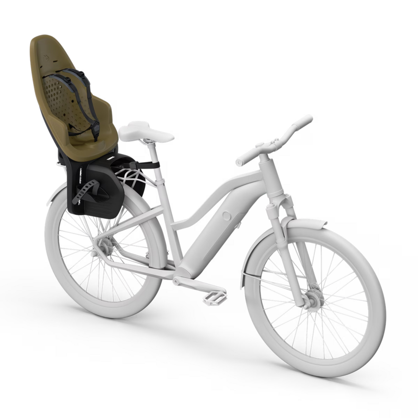 Tylny fotelik rowerowy Yepp 2 na bagażnik Zielony