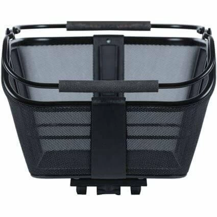 Tylny kosz rowerowy Basil Cento Tech Fiber Nordlicht MIK czarny