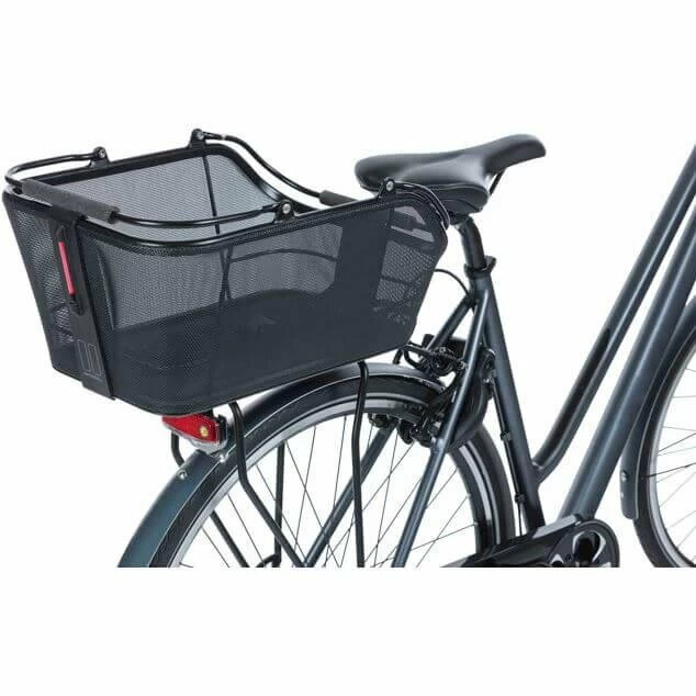 Tylny kosz rowerowy Basil Cento Tech Fiber Nordlicht MIK czarny