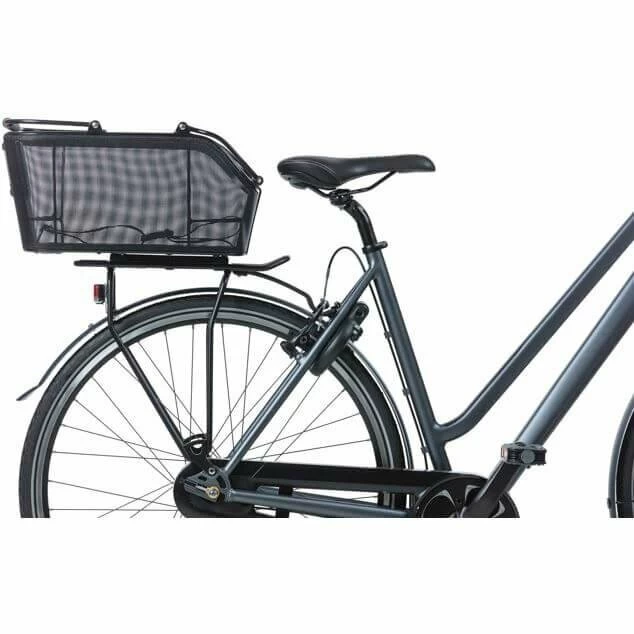Tylny kosz rowerowy Basil Cento Tech Fiber Nordlicht MIK czarny