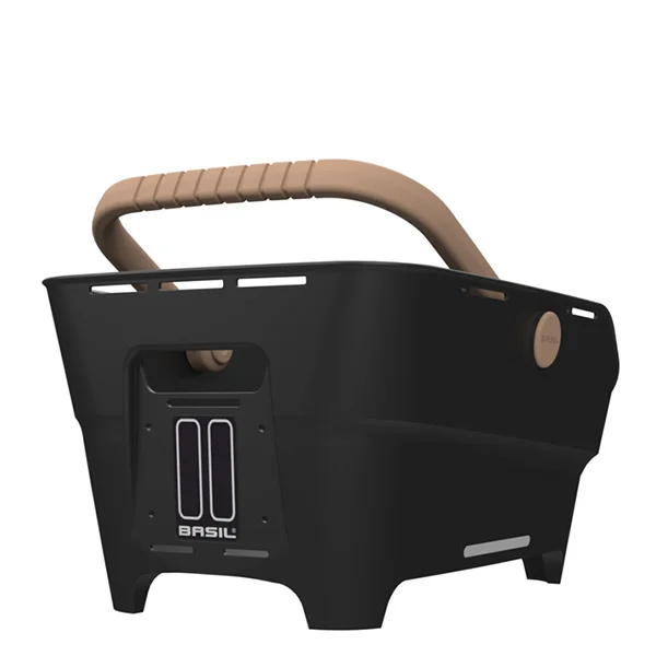 Tylny koszyk rowerowy Basil Cento Neo MIK 2.0 Black