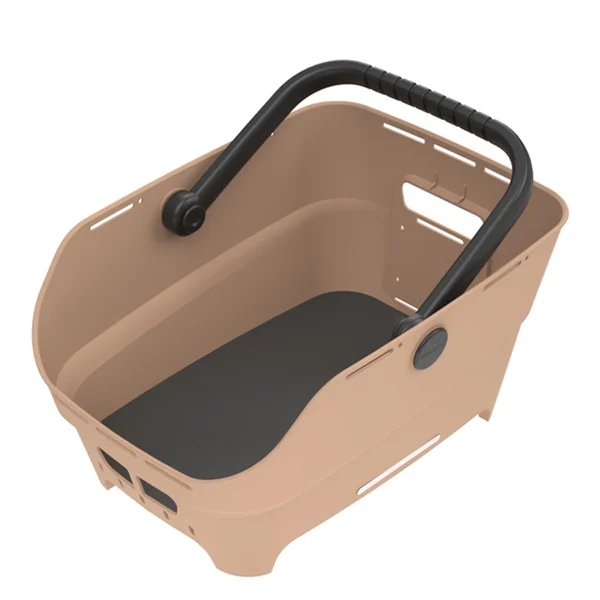 Tylny koszyk rowerowy Basil Cento Neo MIK 2.0 Sand
