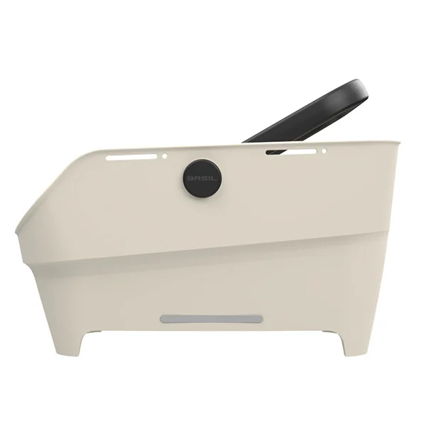 Tylny koszyk rowerowy Basil Cento Neo Multi NX Off White