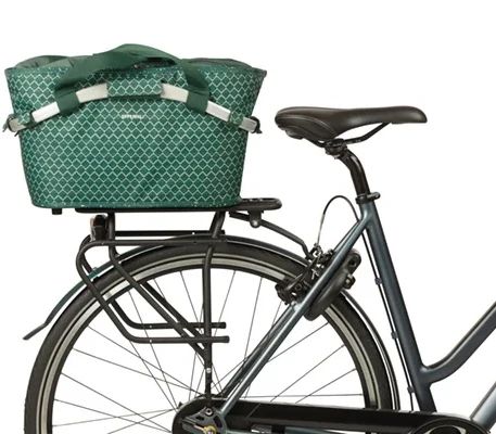 Tylny koszyk rowerowy Basil Flair Carry All 22L MIK Green