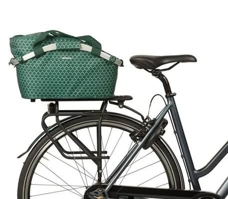 Tylny koszyk rowerowy Basil Flair Carry All 22L MIK Green