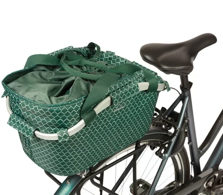 Tylny koszyk rowerowy Basil Flair Carry All 22L MIK Green