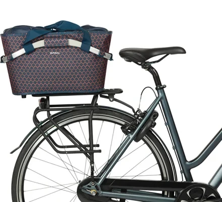 Tylny koszyk rowerowy Basil Flair Carry All 22L MIK Navy