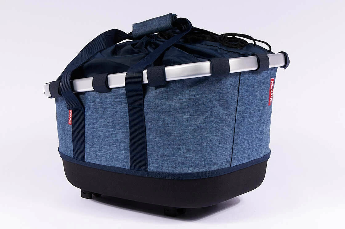 Tylny koszyk rowerowy KlickFix Bikebasket GT RackTime  Twist Blue