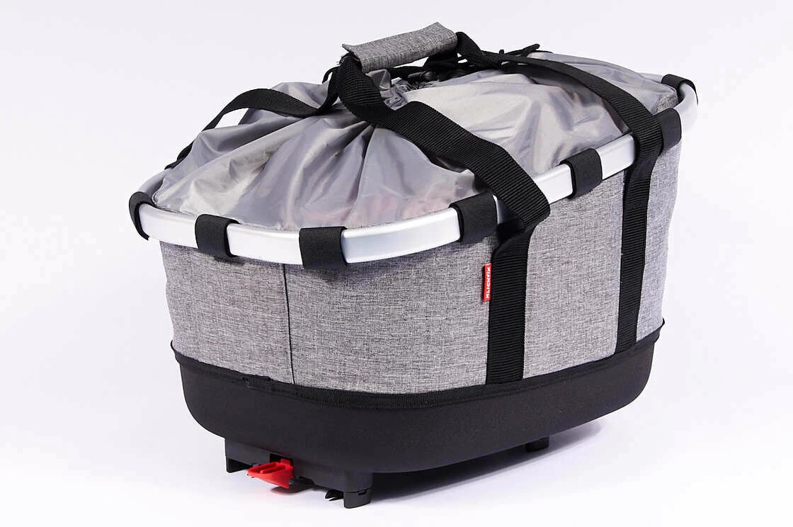 Tylny koszyk rowerowy KlickFix Bikebasket GT RackTime  Twist Silver