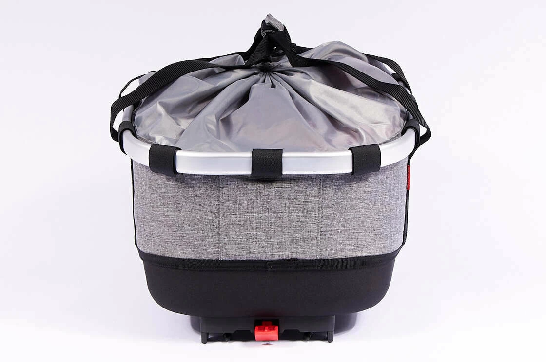 Tylny koszyk rowerowy KlickFix Bikebasket GT RackTime  Twist Silver
