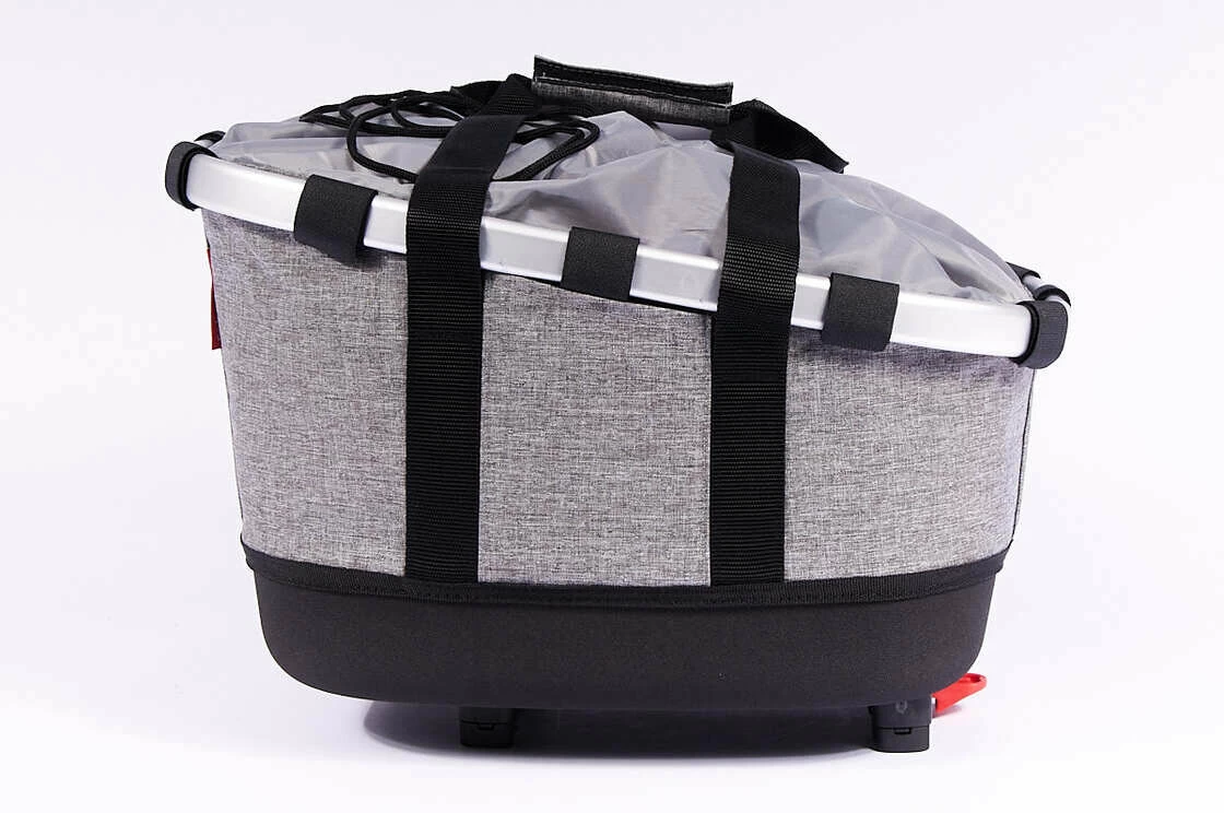 Tylny koszyk rowerowy KlickFix Bikebasket GT RackTime  Twist Silver