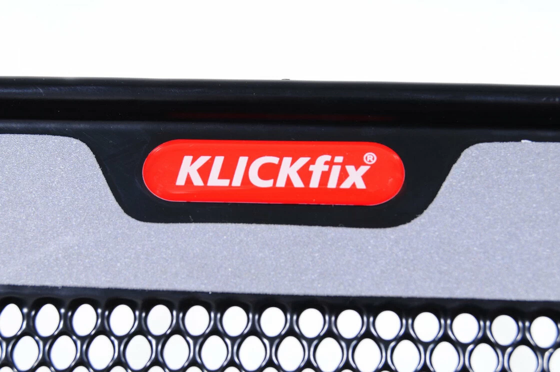 Tylny koszyk rowerowy na bagażnik KLICKfix City Reflect z odblaskiem - montaż GTA
