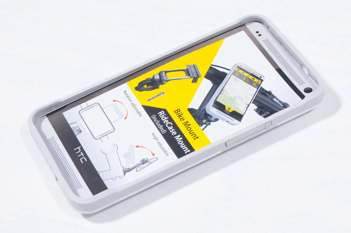 Uchwyt na telefon Topeak Ride Case New HTC One biały