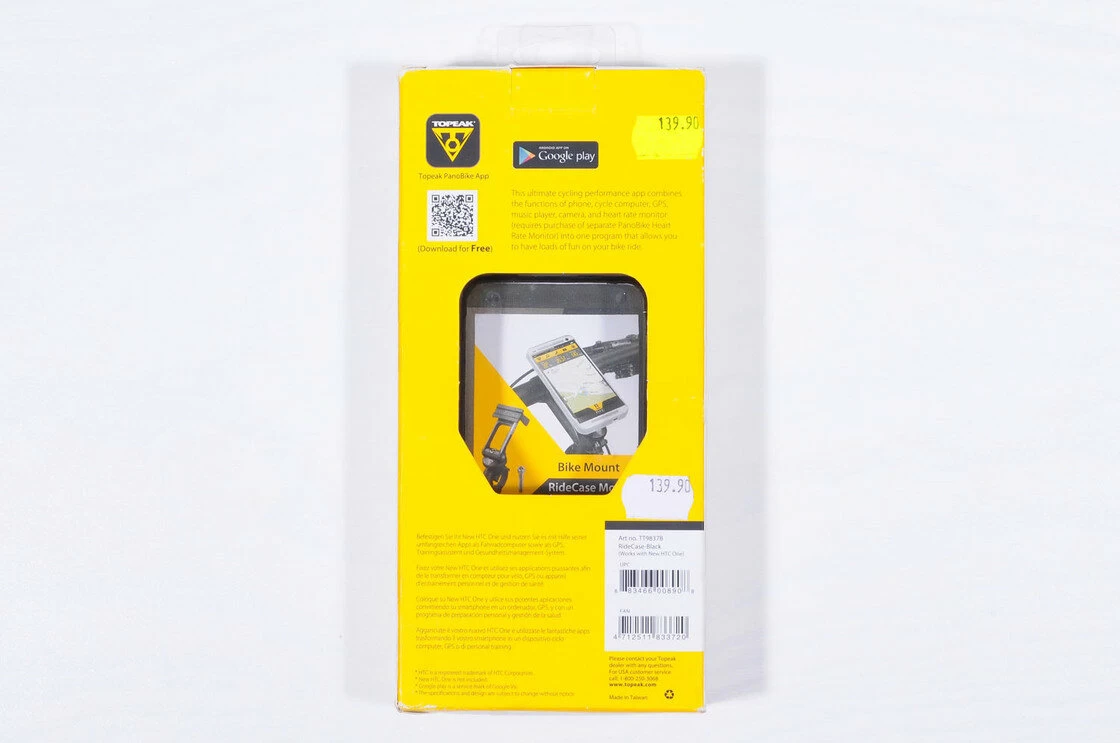 Uchwyt na telefon Topeak Ride Case New HTC One czarny