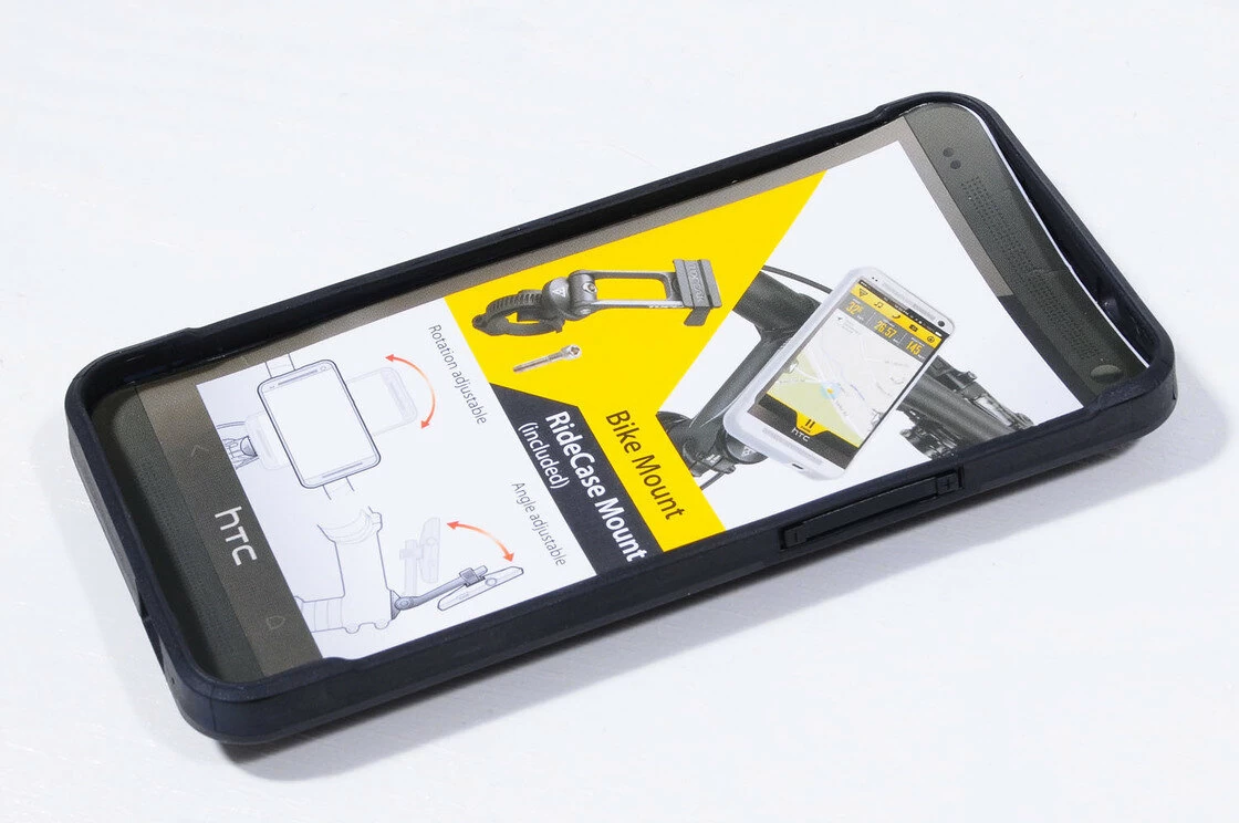 Uchwyt na telefon Topeak Ride Case New HTC One czarny