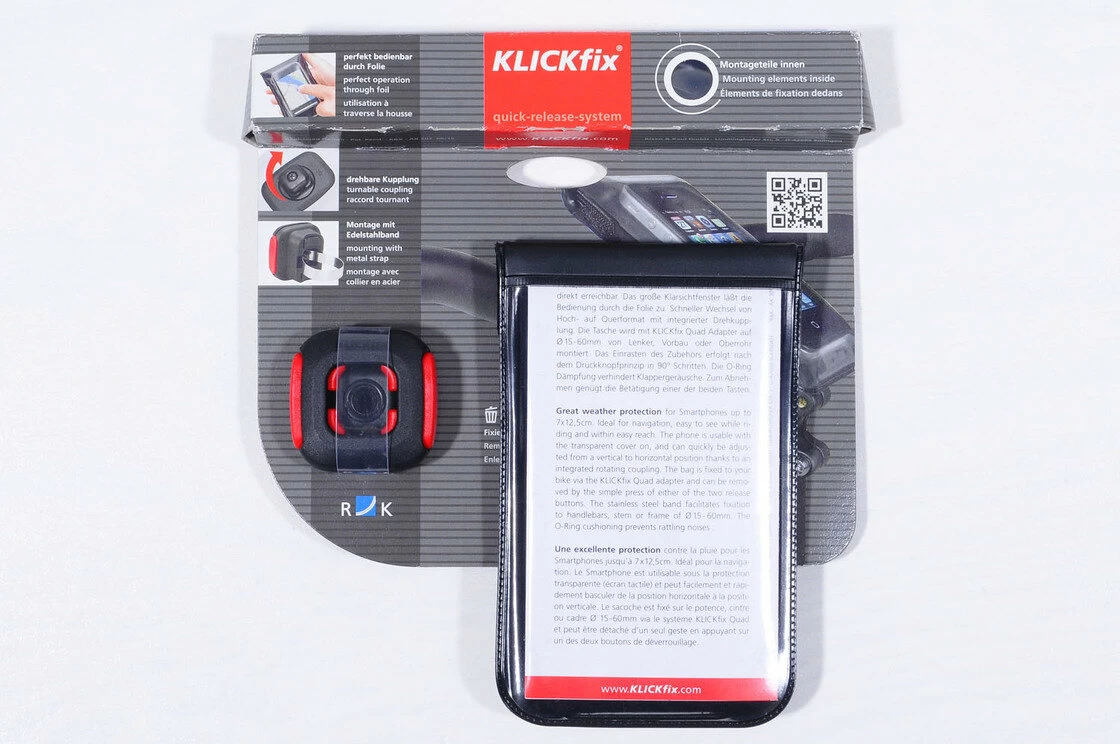 Uchwyt rowerowy KlickFix PhoneBag iPhone Smartphone S