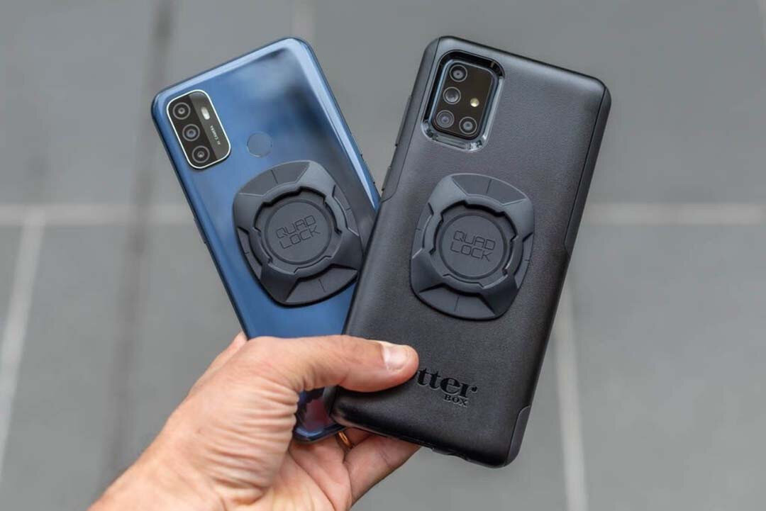 Uchwyt rowerowy na telefon z adapterem Quad Lock® Brompton