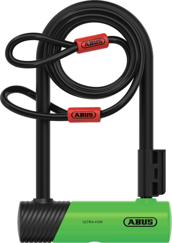 U-lock Abus 410K/150HB + uchwyt transportowy SH + linka Cobra 10/120 410K/150HB180