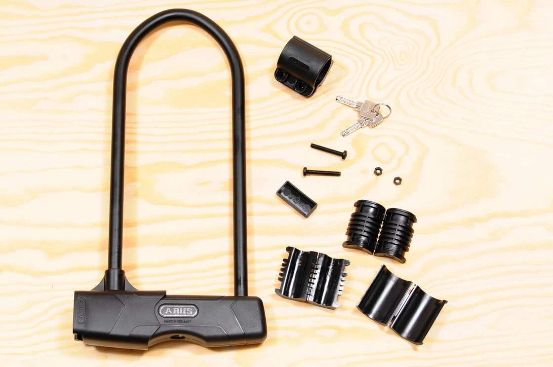 U-lock ABUS Granit 460 + uchwyt transportowy USH 300 mm