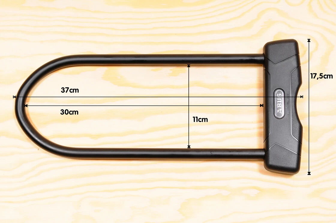 U-lock ABUS Granit 460 + uchwyt transportowy USH 300 mm