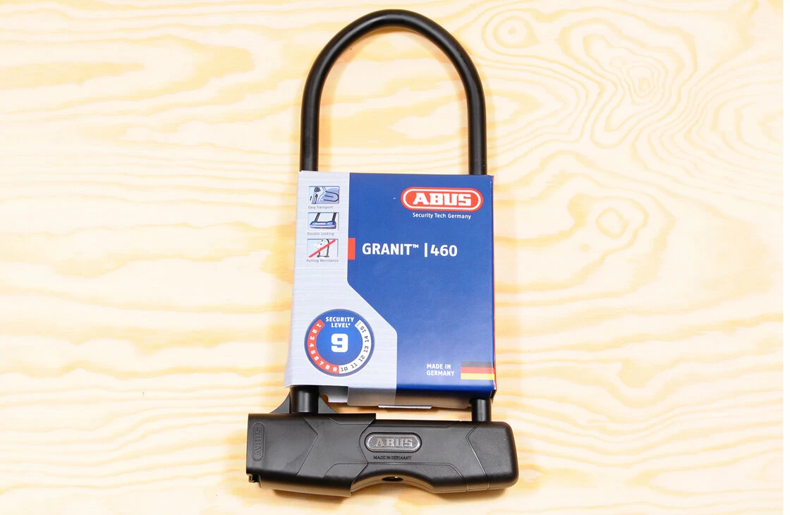 U-lock ABUS Granit 460 + uchwyt transportowy USH 300 mm