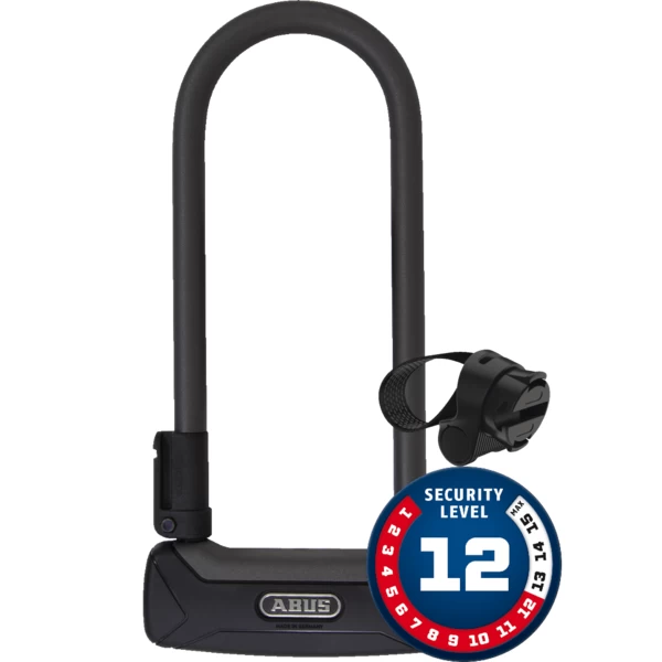 U-lock ABUS GRANIT Plus 640 Czarny + uchwyt transportowy