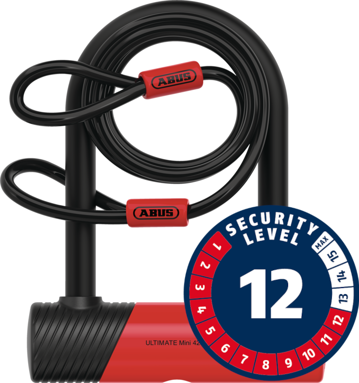 U-lock Abus Ultimate 420K/150HB + linka Cobra 10/120 420K150HB140