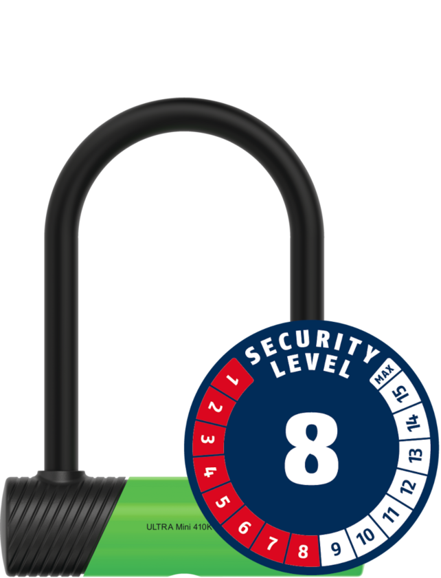 U-lock Abus Ultra 410K/150HB + uchwyt transportowy SH 140 mm