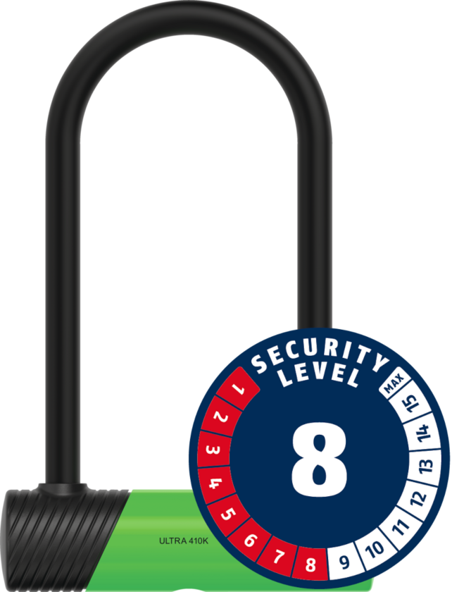 U-lock Abus Ultra 410K/150HB + uchwyt transportowy SH 180 mm