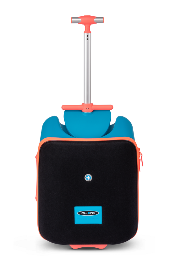 Walizka z hulajnogą dla dzieci Micro Ride On Luggage Eazy Ocean Blue