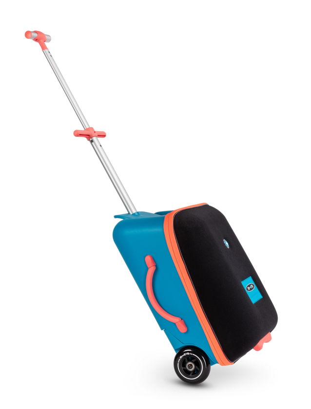 Walizka z hulajnogą dla dzieci Micro Ride On Luggage Eazy Ocean Blue