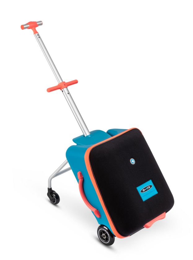 Walizka z hulajnogą dla dzieci Micro Ride On Luggage Eazy Ocean Blue