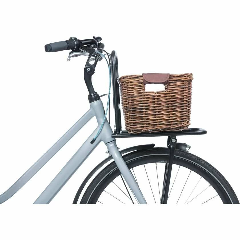 Wiklinowy koszyk rowerowy Basil Dorset brązowy M