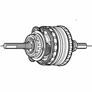 Wkład do piasty Shimano Nexus 8  SG-8R36 / SG-C6010 PREMIUM