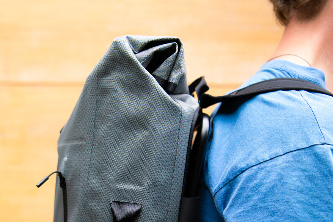 Wodoodporny plecak rowerowy Brompton Borough M - grafitowy