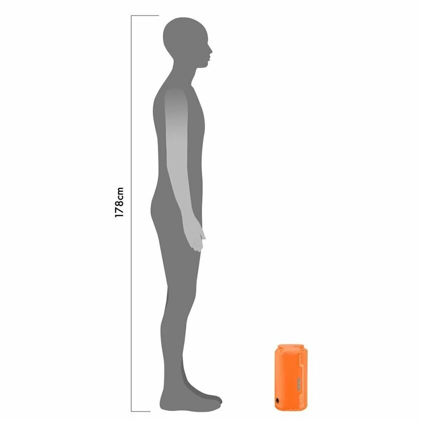 Worek kompresyjny Ortlieb Dry Bag PS10 Compression Orange 12L