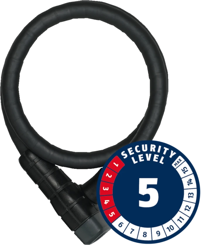 Zabezpieczenie rowerowe Abus 6615K Długość: 85 cm + uchwyt transportowy SCMU