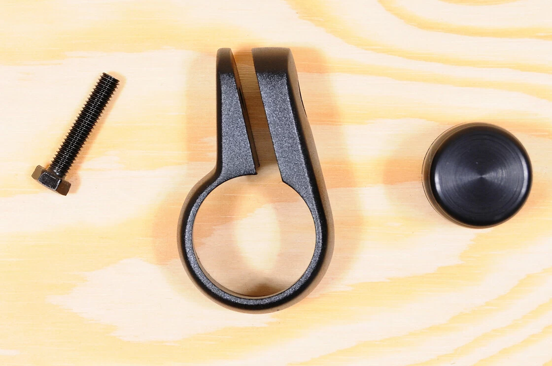 Zacisk sztycy podsiodłowej Abus NutFix 28,6mm czarny