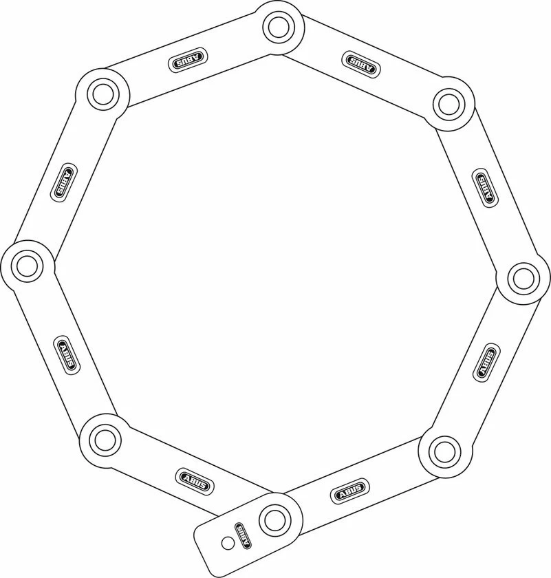 Zapięcie ABUS Bordo BIG 6000 - 120cm czarny