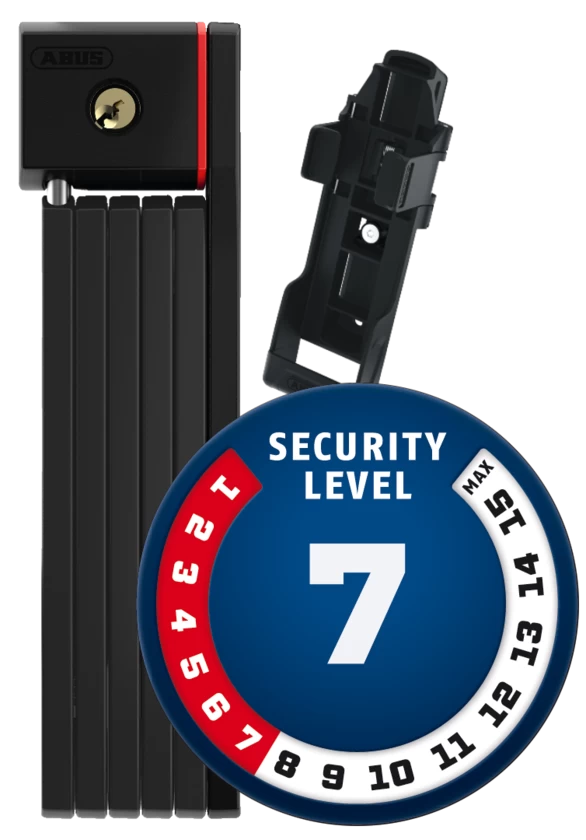 Zapięcie Abus Bordo uGrip 5700/80 + uchwyt transportowy SH Black