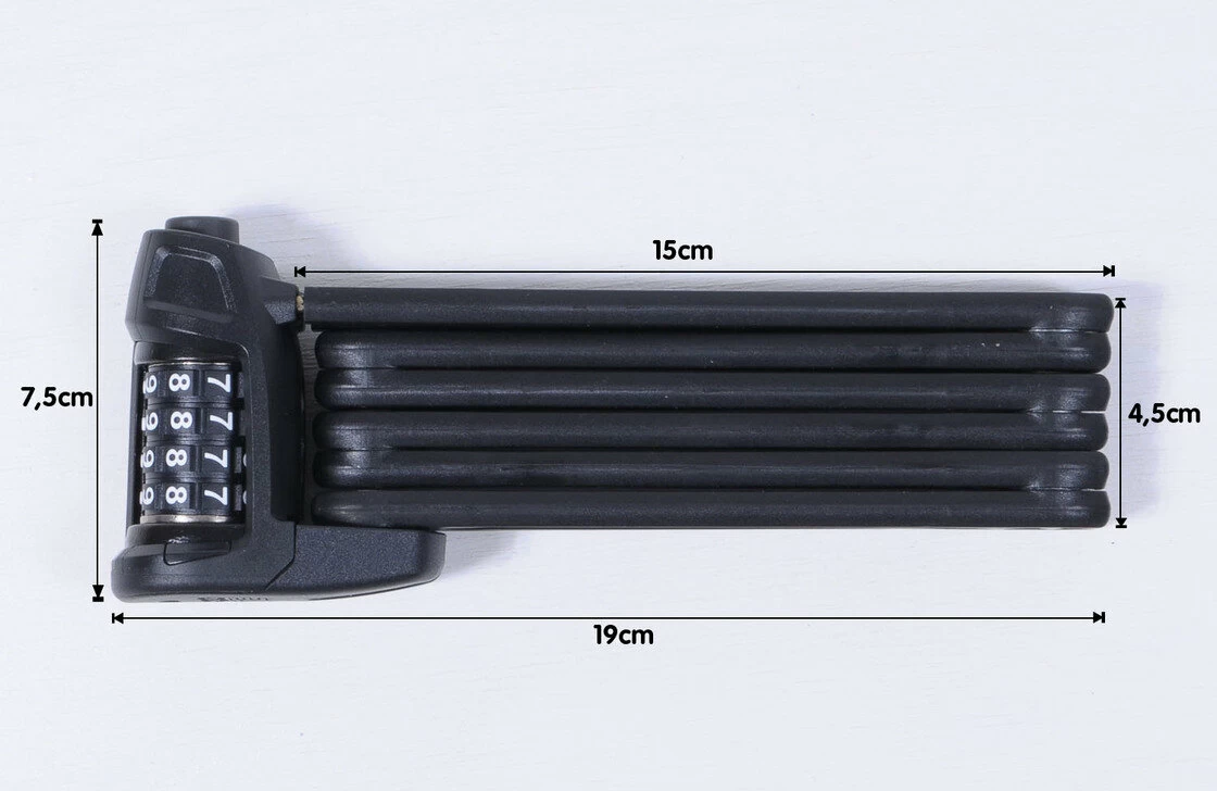 Zapięcie rowerowe Abus Bordo Combo Lite 6150 czarne