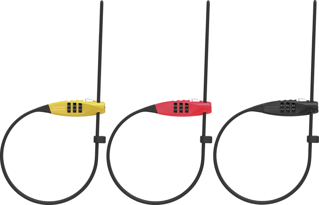 Zapięcie rowerowe Abus Combiflex TravelGuard Yellow