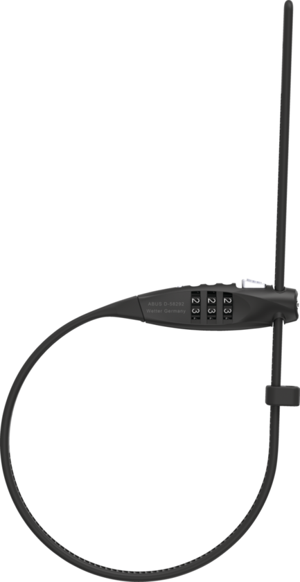Zapięcie rowerowe Abus Combiflex TravelGuard Black
